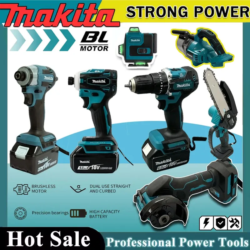 Power Tools Hardware - Kit di utensili elettrici a batteria