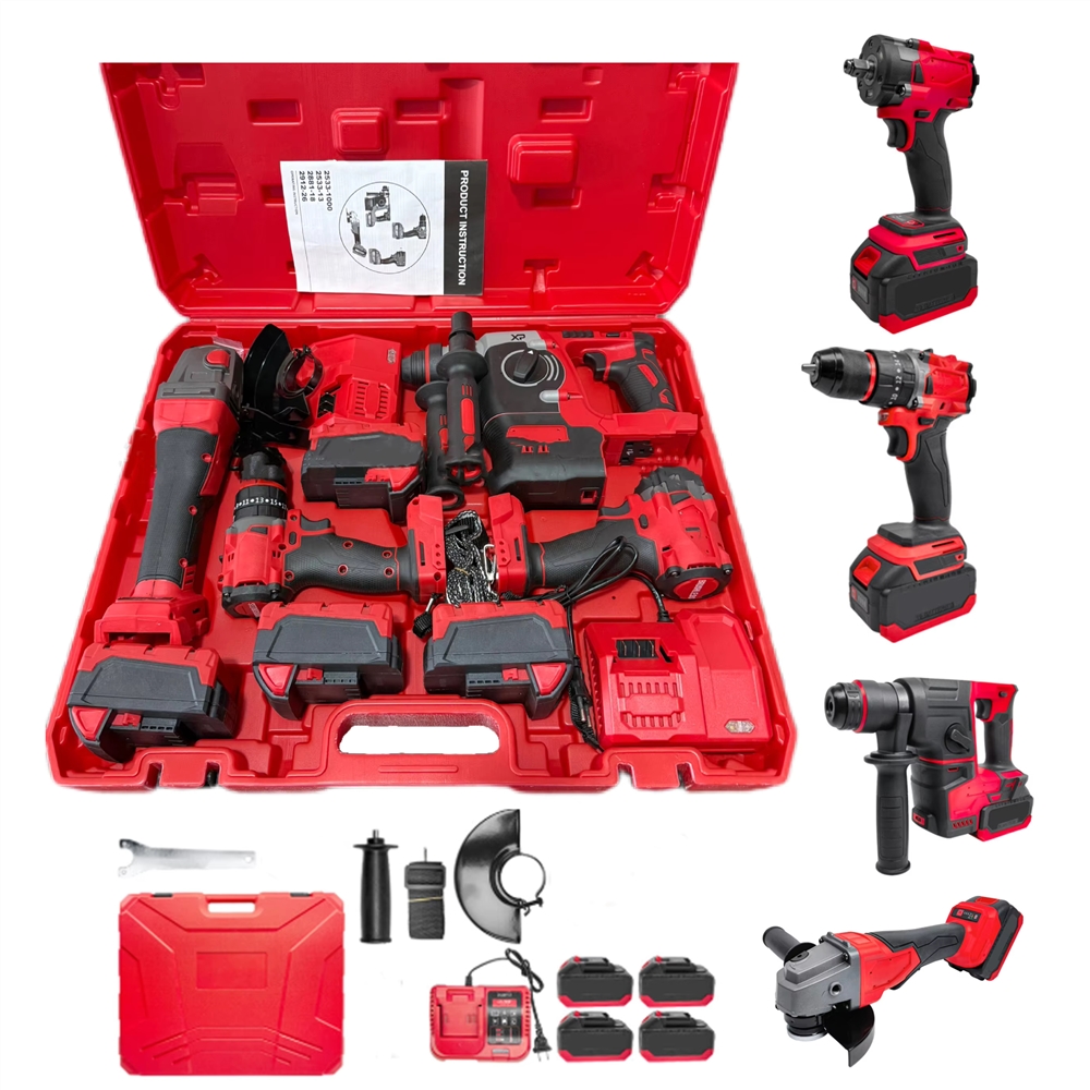 Combo Power Tools - Set Combinato di Utensili Elettrici Senza