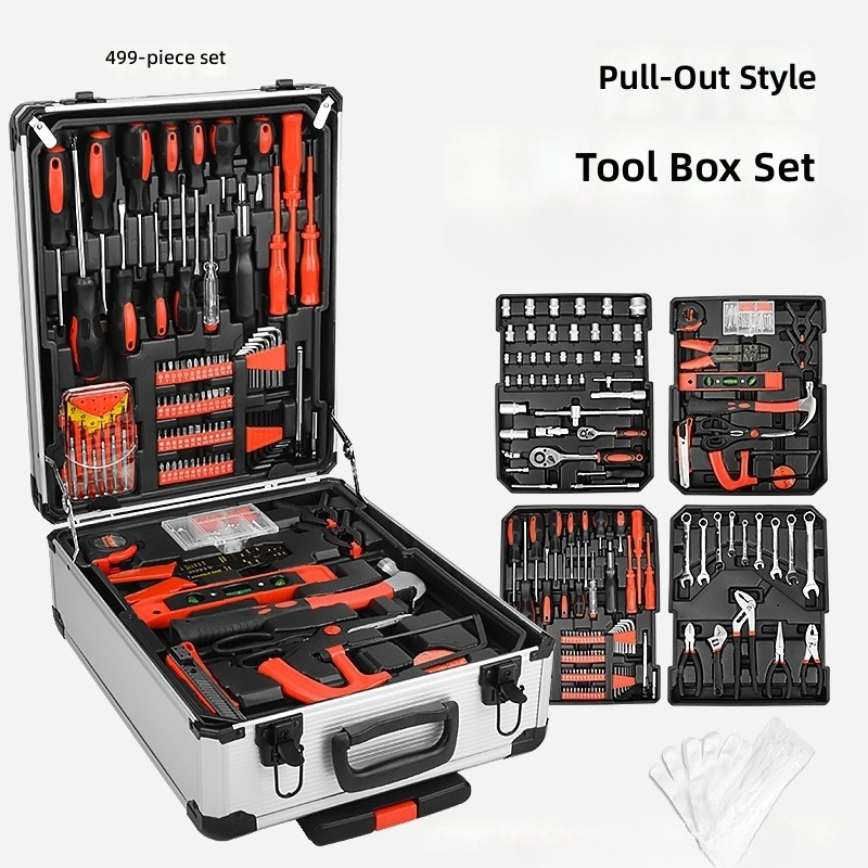 Combo Power Tools - Set di 499 pezzi per tiranti,
