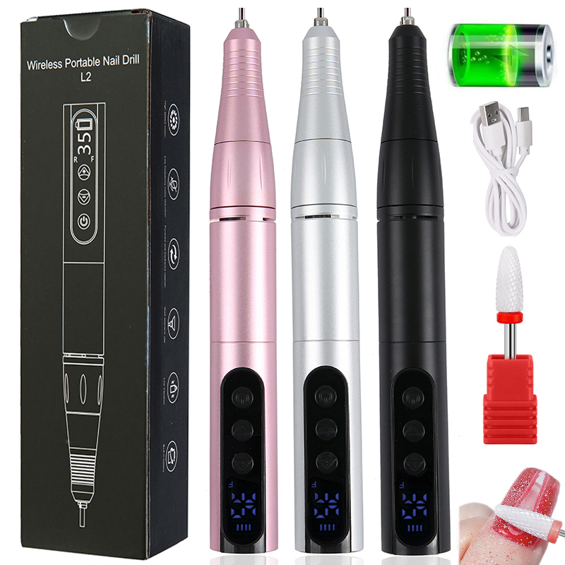 Combo Power Tools - Penna per Unghie Wireless 35000RPM, Lima