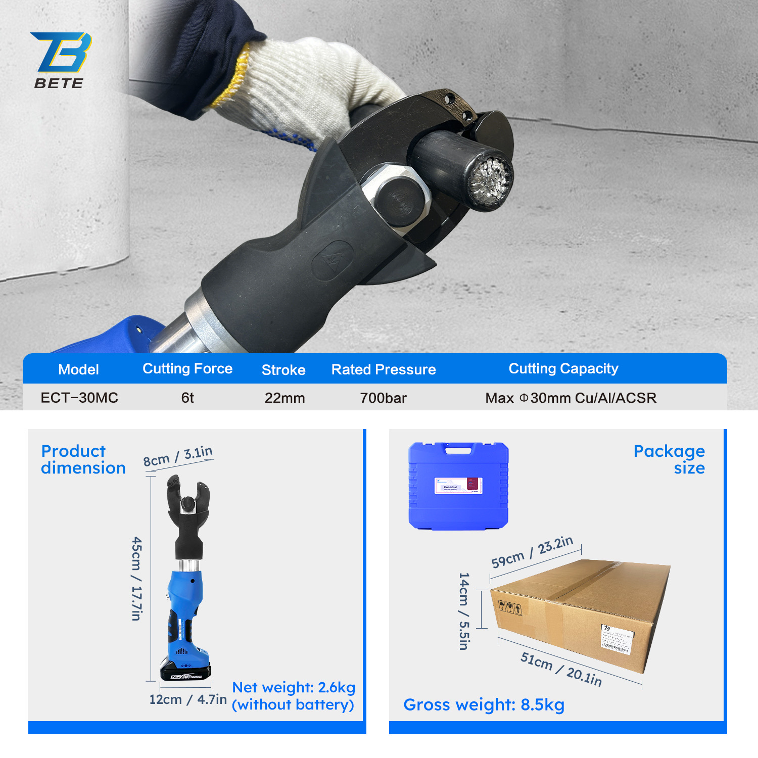 ECT-30MC Mini Utensile Idrauli - Power Tools Hydraulic recensione e prezzo